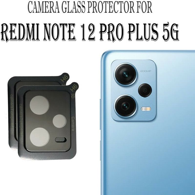 YCHROZE Back Camera Lens Ring Guard Protector for REDMI Note 12 Pro Plus 5G  (Pack of: 2)