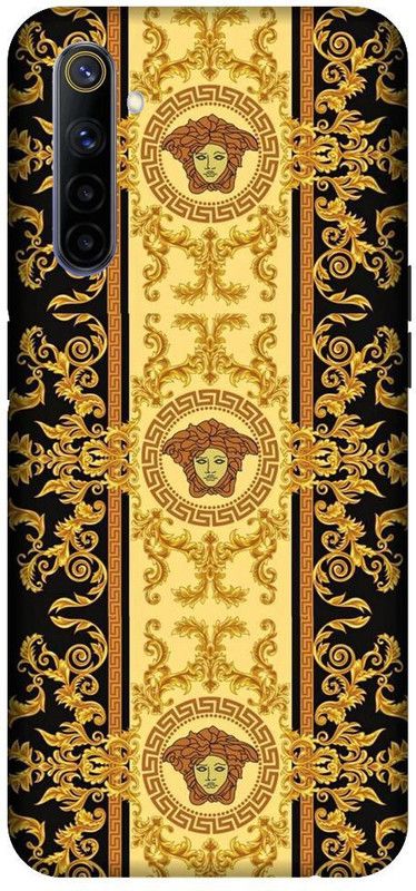 URCHIN Back Cover for Realme 6 proVersace, Versace logo, versace brand  (Multicolor, Shock Proof, Pack of: 1)