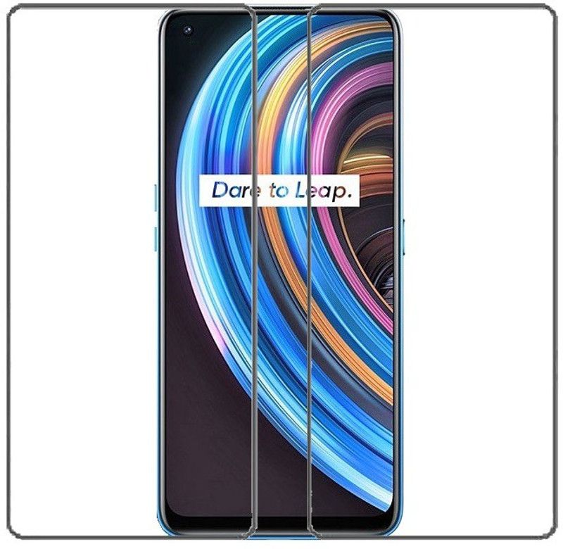 HOBBYTRONICS Tempered Glass Guard for REALME 8  (Pack of 2)