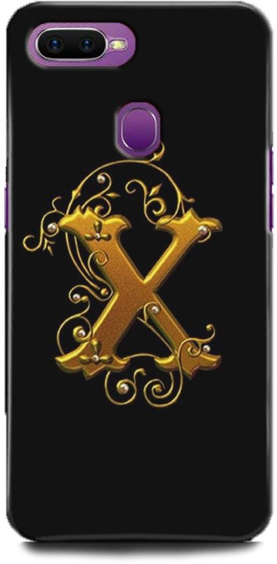 INTELLIZE Back Cover for Oppo A7/CPH1901 X letter,Printed  (Multicolor, Shock Proof, Pack of: 1)