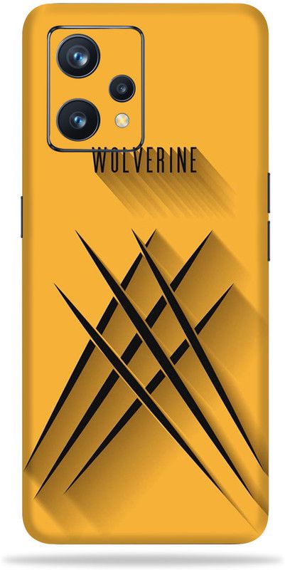 gizmo Realme 9 pro 5g Mobile Skin  (Wolverine Sign multicolor skin with ultra matte finish)