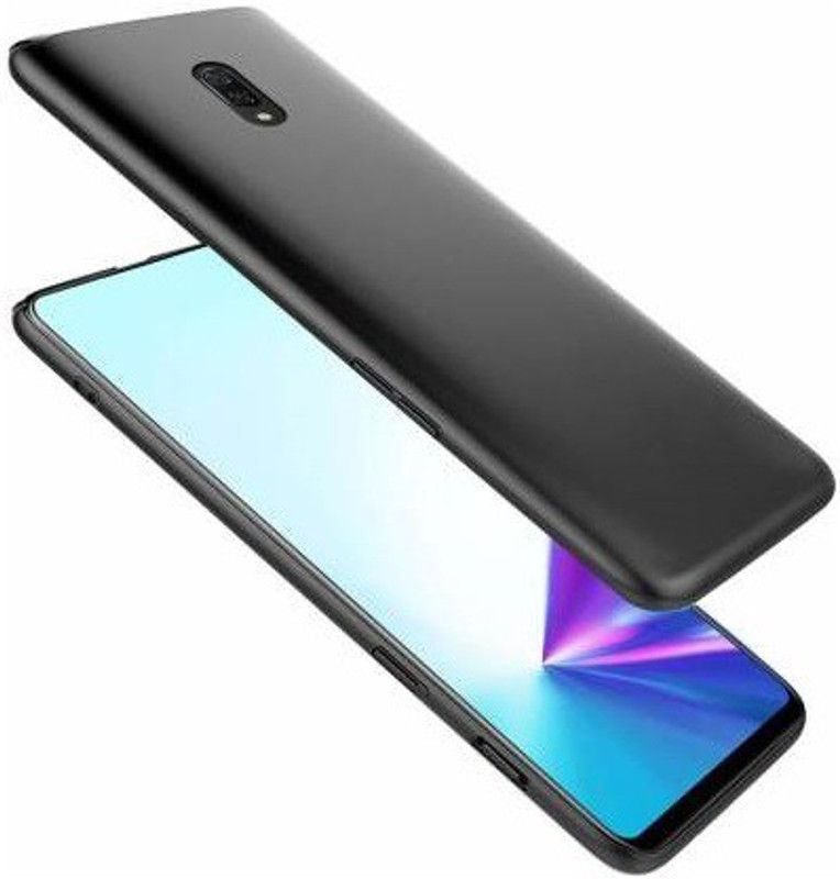 Caseline Back Cover for REALME X  (Black, Shock Proof, Silicon, Pack of: 1)