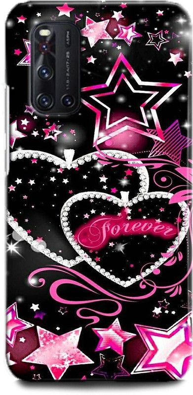 Afterglow Back Cover for Vivo V19 forever love, love, heart  (Multicolor, Dual Protection, Pack of: 1)