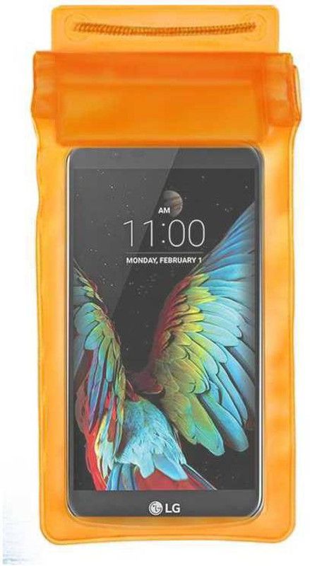 ACM Pouch for Lg K10 Lte  (Orange, Waterproof, Silicon, Pack of: 1)