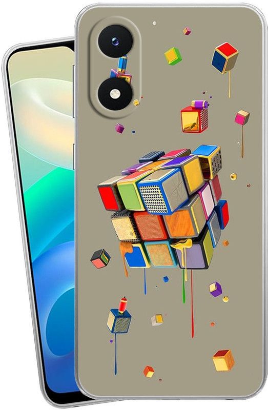 Mitvaa Back Cover for Vivo Y02S  (Multicolor, Dual Protection, Silicon, Pack of: 1)