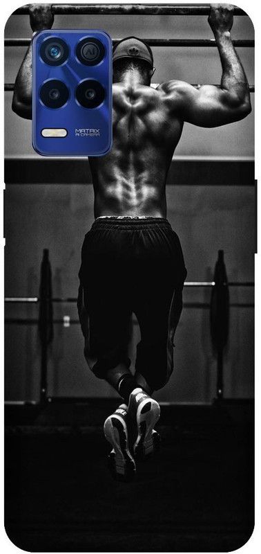 Bluvver Back Cover for Realme 8s 5G , RMX3381, Printed Fitness GYM Back Cover  (Multicolor, Hard Case)