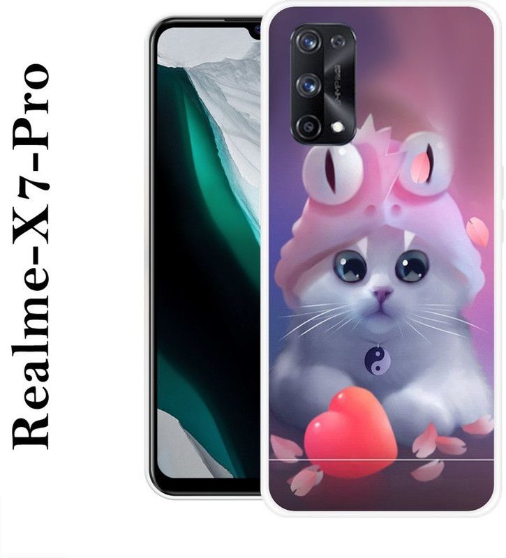 SHREE PALWALE Back Cover for Realme X7 Pro  (Multicolor, Grip Case, Silicon)