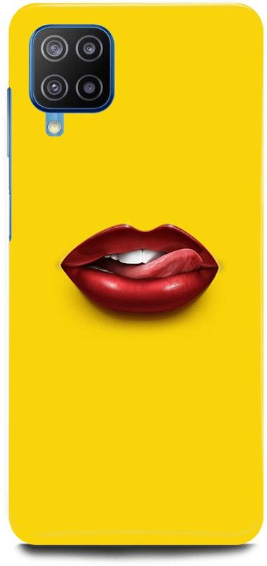 JUGGA Back Cover for Samsung Galaxy M62, GIRL, LIPS, HOT, LIPD, KISS, YELLOW  (Yellow, Hard Case, Pack of: 1)