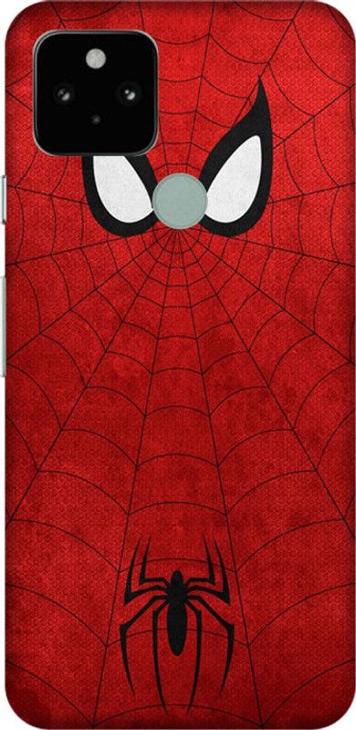 PNBEE Back Cover for Google Pixel 5, GD1YQ, GTT9Q - Spiderman Print  (Multicolor, Hard Case, Pack of: 1)