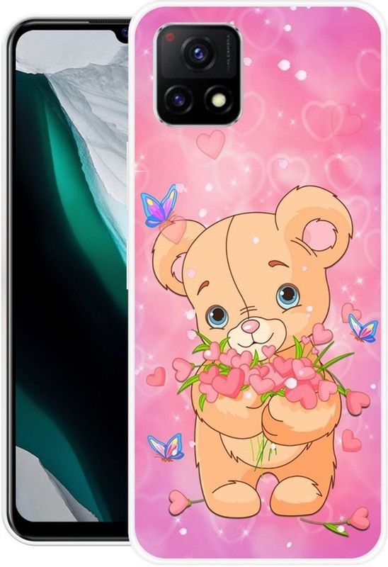 BLUEBUG Back Cover for Vivo Y72 5G  (Multicolor, Grip Case, Silicon)