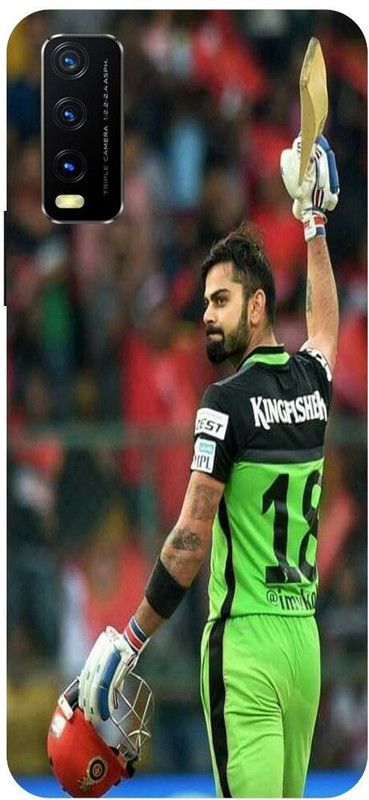 Zaplab Back Cover for Vivo Y12s, V2033, V2069, virat kohli best cricketer,kohli fan Printed Back Cover  (Multicolor, Hard Case, Pack of: 1)