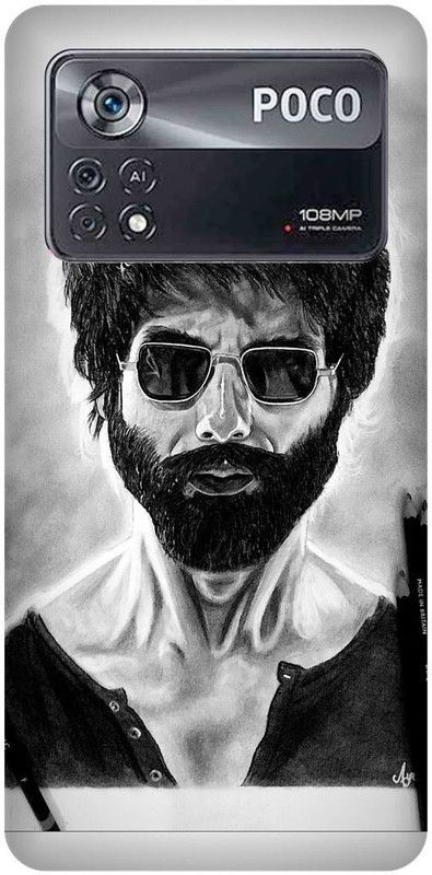 play fast Back Cover for POCO X4 Pro 5G, KABIR, SINGH, SHAHID, KAPOOR  (Black, Hard Case, Pack of: 1)