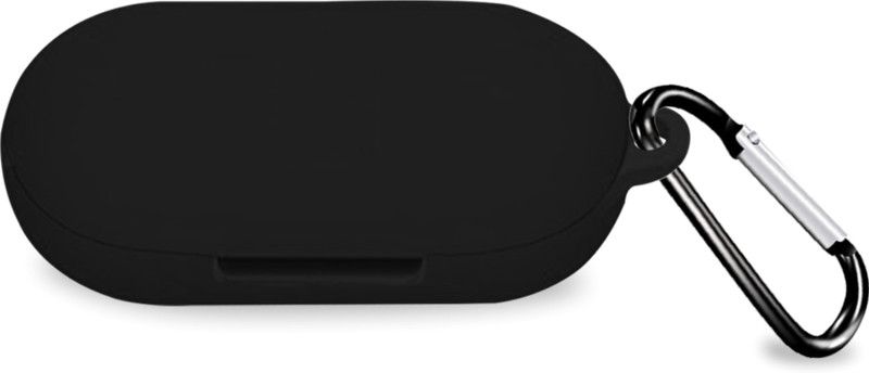 J Silicone Press and Release Headphone Case  (Black)