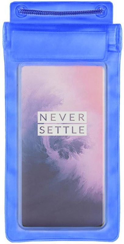 ACM Pouch for Oneplus 7t Pro  (Blue, Waterproof, Silicon, Pack of: 1)