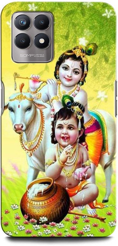 GRAFIQE Back Cover for Realme 8i 3151 KRISHNA, LORD KRISHNA, RADHA KRISHNA, GOD, KRISHN KANHIYA  (Multicolor, Shock Proof, Pack of: 1)