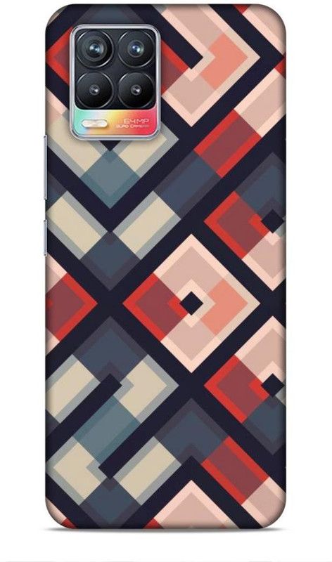 Jellybird Back Cover for Realme 8  (Multicolor, 3D Case, Pack of: 1)