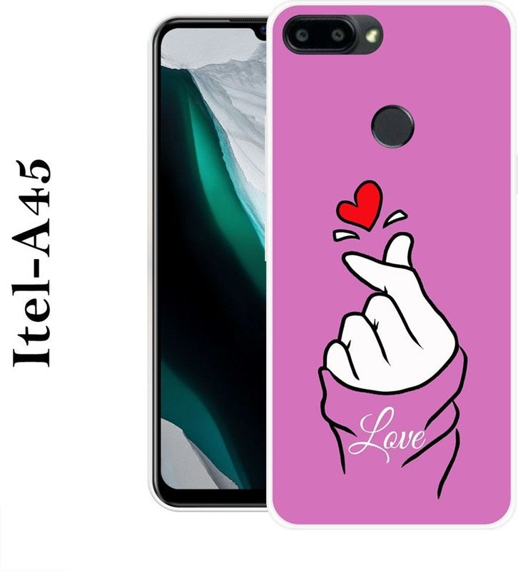 SHIVKUDI Back Cover for Itel A45  (Multicolor, Grip Case, Silicon)