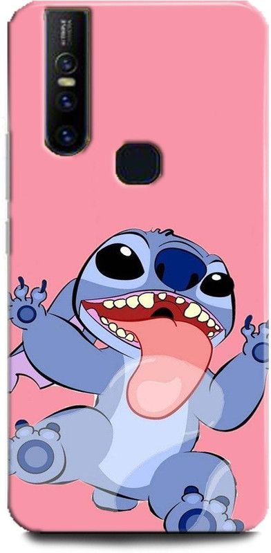 Afterglow Back Cover for Vivo V15 STITCH, CARTOON, COLOUR, CUTE, COLOURFULL  (Multicolor, Shock Proof, Pack of: 1)
