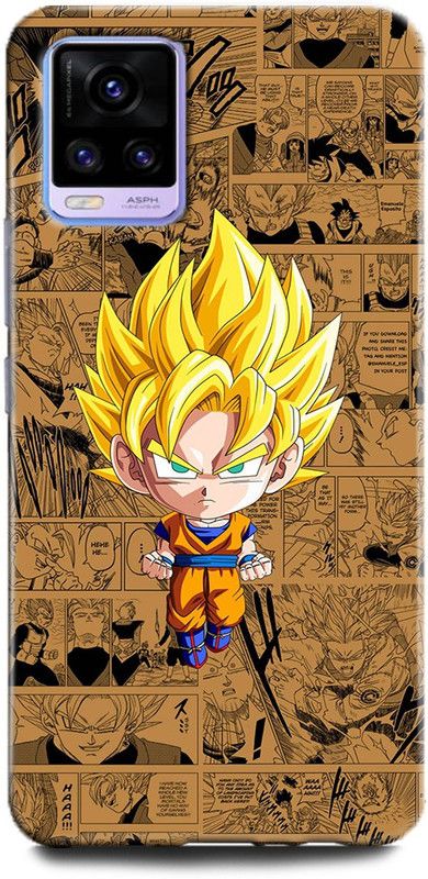 Afterglow Back Cover for Vivo V20 pro GOKU, DRAGON BALL Z, CARTOON, ANIME, STRONG, COKU, SUPER SAIYAN  (Multicolor, Shock Proof, Pack of: 1)