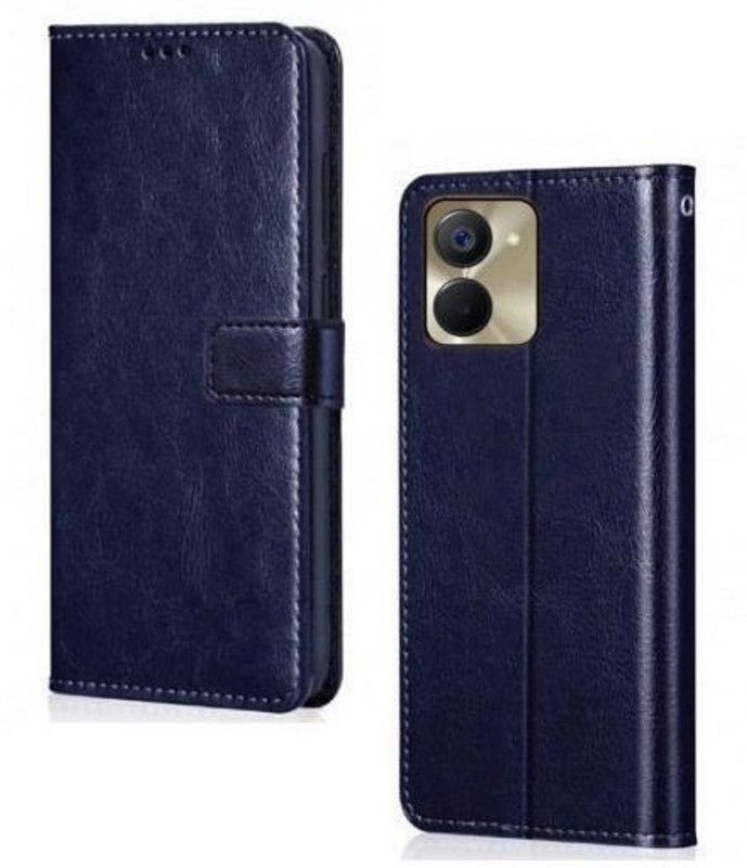 RidivishN Back Cover for Realme C33 in Cases & Covers  (Blue, Magnetic Case, Pack of: 1)