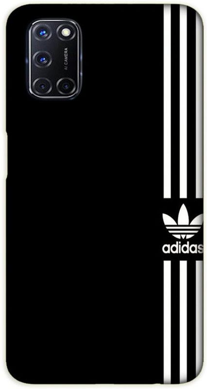 iprinto Back Cover for OPPO A52, CPH2061 Adidas Black Back Cover  (Multicolor, Hard Case)