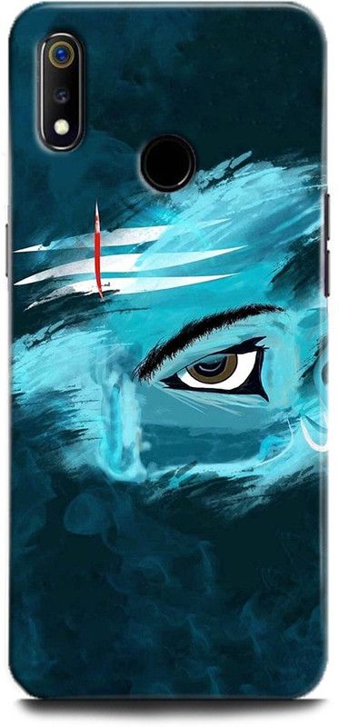 Afterglow Back Cover for Realme 3 SHIV JII, TRISHUL, LORD SHIV, MAHAKAAL, SHANKAR JI, GOD, SPRITTUAL  (Multicolor, Shock Proof)