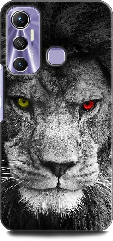 KEYCENT Back Cover for Infinix Hot 11 LION, THE KING OF JUNGAL, LION FACE  (Multicolor, Shock Proof, Pack of: 1)