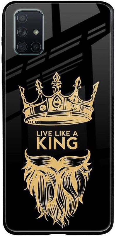 QRIOH Back Cover for Samsung Galaxy A71  (Black, Grip Case, Silicon, Pack of: 1)