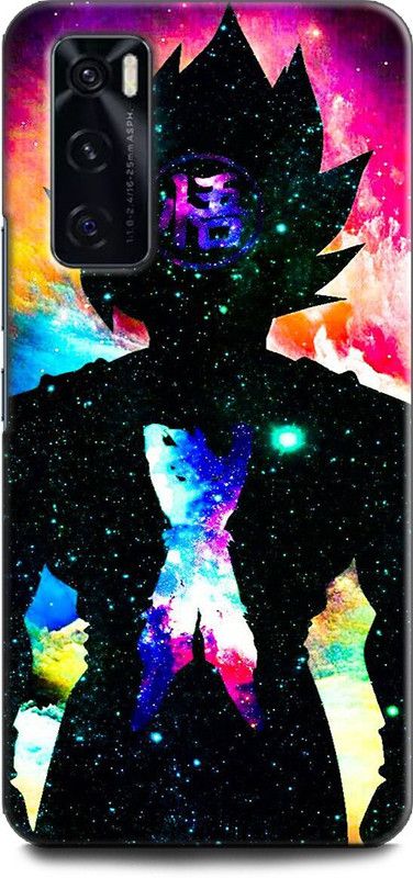 Afterglow Back Cover for Vivo V20 SE GOKU, DRAGON BALL Z, CARTOON, ANIME, KAME HAME, SUPER SAIYAN  (Multicolor, Shock Proof, Pack of: 1)