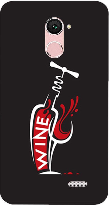 METOO Back Cover for Panasonic Pulse X, Red Wine Design Printed Back Cover Print : 101  (Multicolor, Dual Protection, Silicon, Pack of: 1)