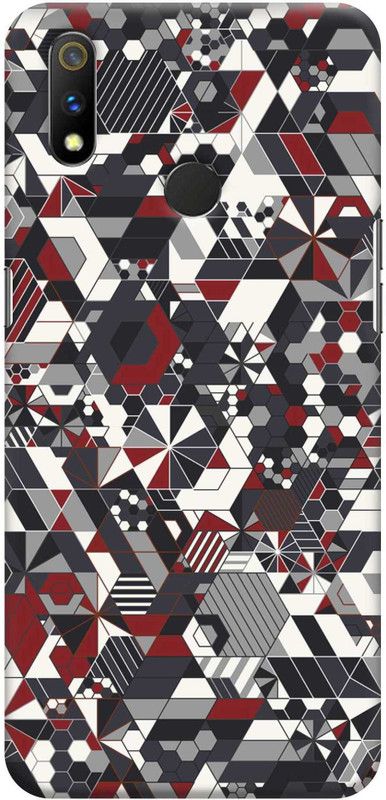 Whippy Back Cover for RealMe 3 Pro  (Multicolor, Hard Case)