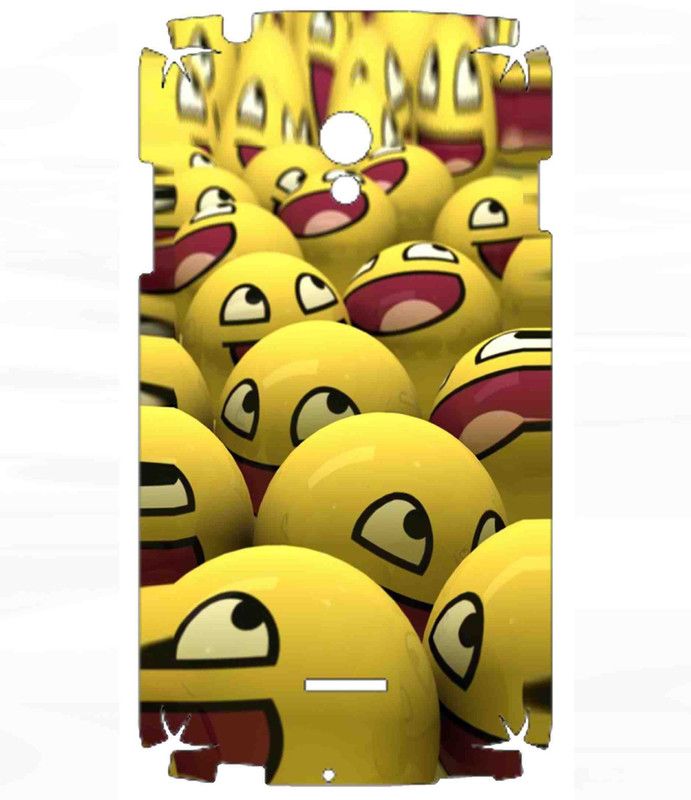 Snooky Oppo R1 Mobile Skin  (Yellow)