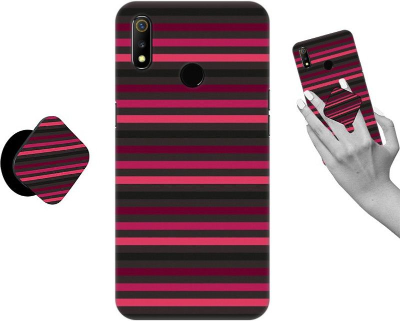 iCopertina Back Cover for Realme 3  (Multicolor, Cases with Holder)