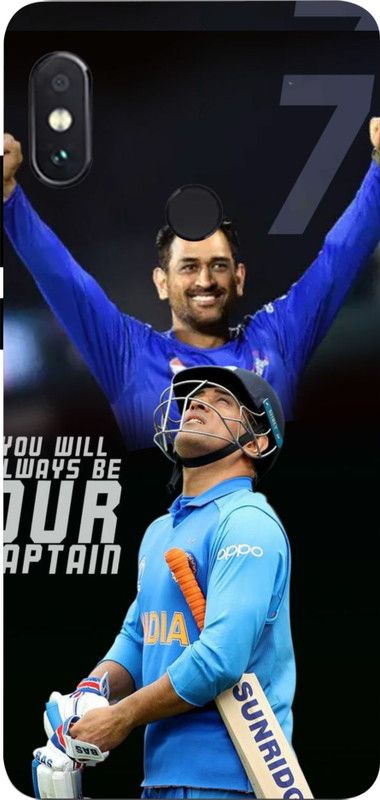 LIKELOOK Back Cover for Mi Redmi Note 5 Pro ( Dhoni, Cricket Team )  (Multicolor, Shock Proof, Pack of: 1)