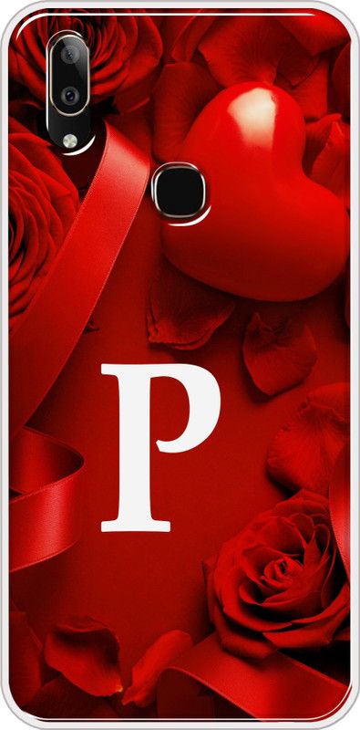 Hansviprint Back Cover for Vivo V11  (Red, Grip Case, Silicon, Pack of: 1)
