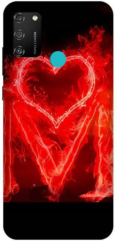URCHIN Back Cover for Honor9A M letter, Letter M, M word, M Name, M  (Multicolor, Shock Proof, Pack of: 1)