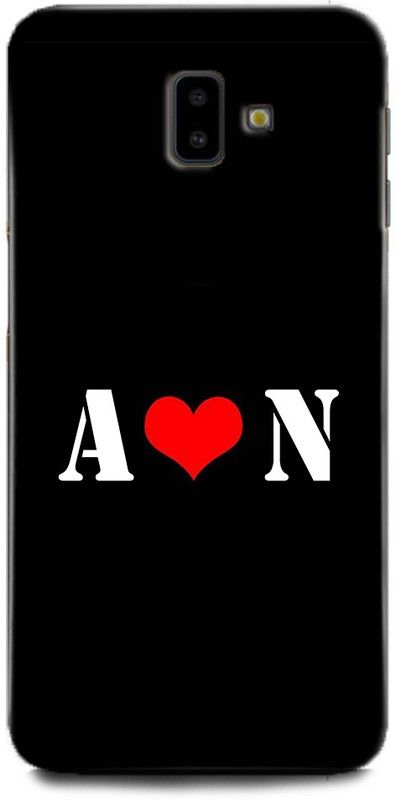 Afterglow Back Cover for SAMSUNG Galaxy J6 Plus A N, A LOVES N, NAME, LETTER, ALPHABET, AN LOVE, HART  (Multicolor, Shock Proof, Pack of: 1)