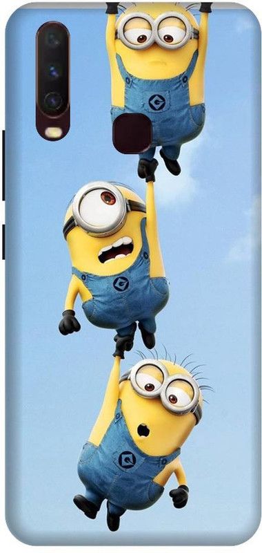 URCHIN Back Cover for vivoY17 minions, Cute, funny, cartoon, Minions cute, cute  (Multicolor, Shock Proof, Pack of: 1)