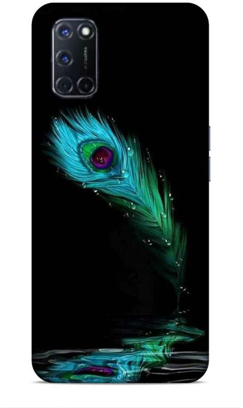 Coverland Back Cover for Oppo A52  (Black, Blue)