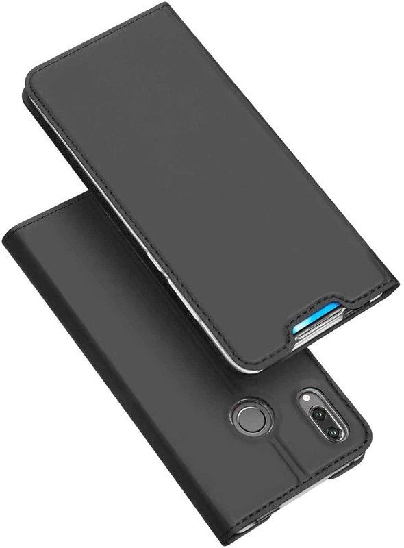 Elica Wallet Case Cover for Huawei Y9 Prime (2019)  (Black, Shock Proof, Pack of: 1)