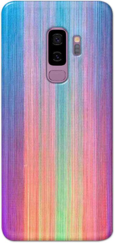 NDCOM Back Cover for Samsung Galaxy S9 Plus Fabric Colors Printed  (Multicolor, Hard Case, Pack of: 1)
