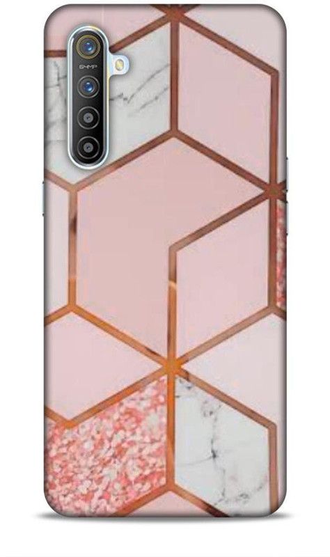zingcart Back Cover for Geometric Pink Marble Pattern Printed Printed Back Cover Case For REALME X2  (Multicolor, Hard Case, Pack of: 1)