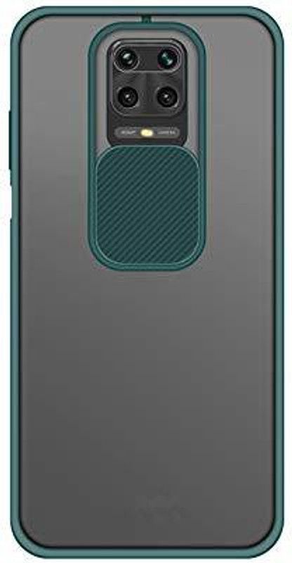 CaseWEB Back Cover for Mi Redmi Note 9 Pro  (Green, Dual Protection, Pack of: 1)