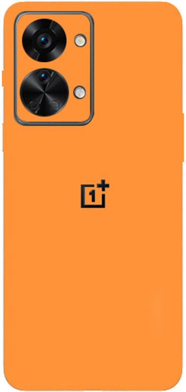 BugguSkin Oneplus Nord 2T (5g) Mobile Skin  (Ultra Super Orange Matte With High Matte Finish.)