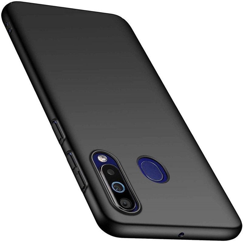 Phone Back Cover Back Cover for Vivo Y12  (Black, Grip Case)
