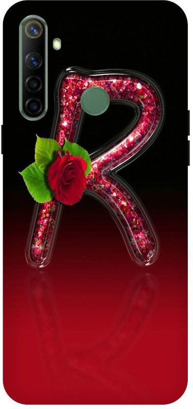 URCHIN Back Cover for Realme5 R, R Letter, Alphabet, Design, R Love  (Multicolor, Shock Proof, Pack of: 1)