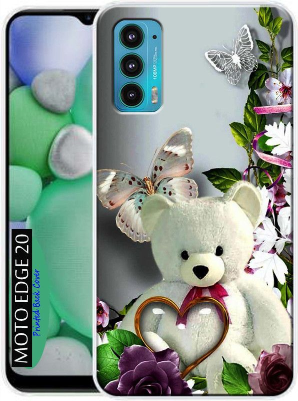MORITZ Back Cover for Motorola Moto Edge 20  (Multicolor, Dual Protection, Silicon)