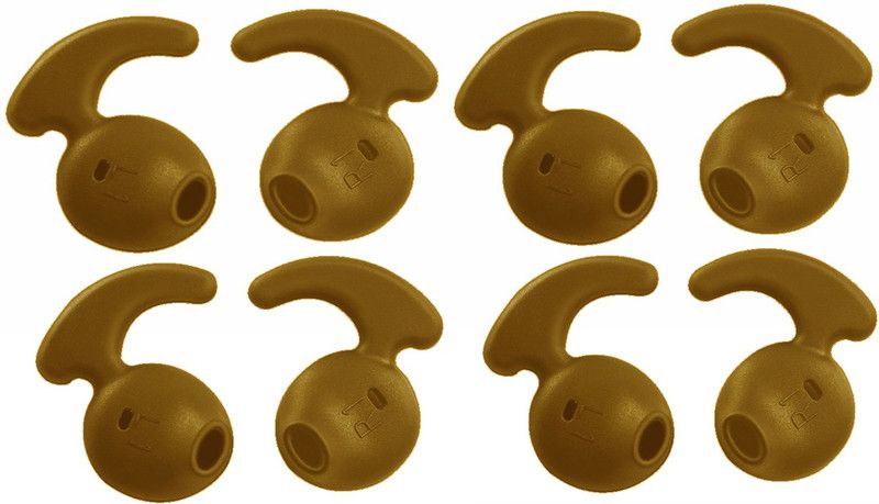 YTM l buds golden In The Ear Headphone Cushion  (Pack of 8, Gold)