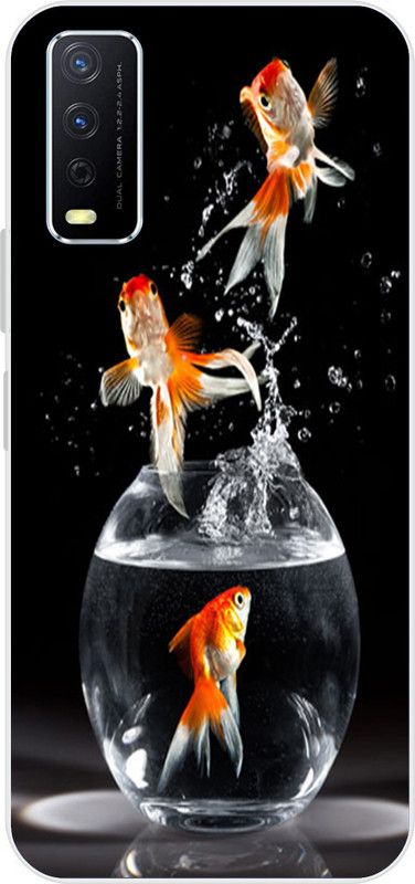MStyle Back Cover for Vivo Y12s  (Black, Dual Protection, Silicon, Pack of: 1)