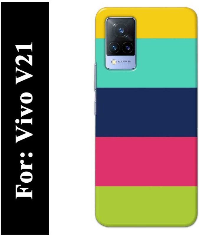 Majestic Back Cover for Vivo V21  (Multicolor, Hard Case)